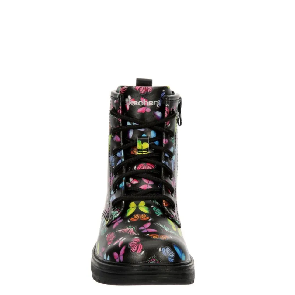 Skechers Girls Little-Big Kid Gravlen Combat Boot