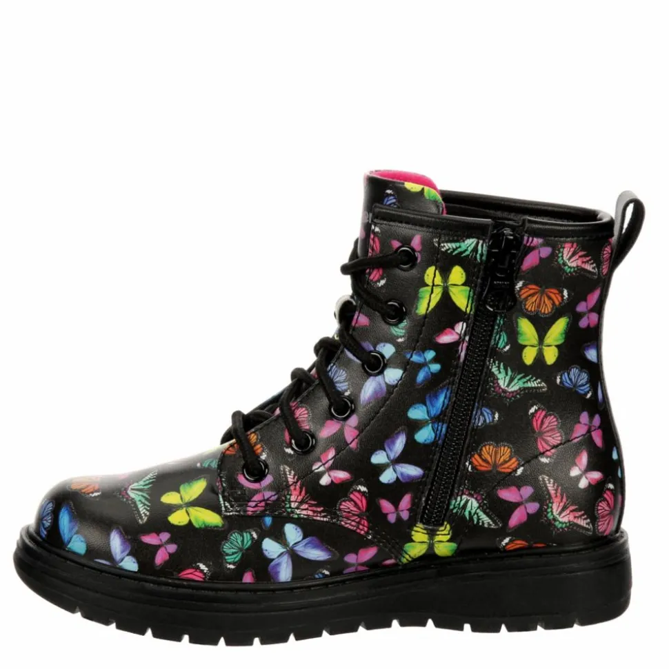 Skechers Girls Little-Big Kid Gravlen Combat Boot