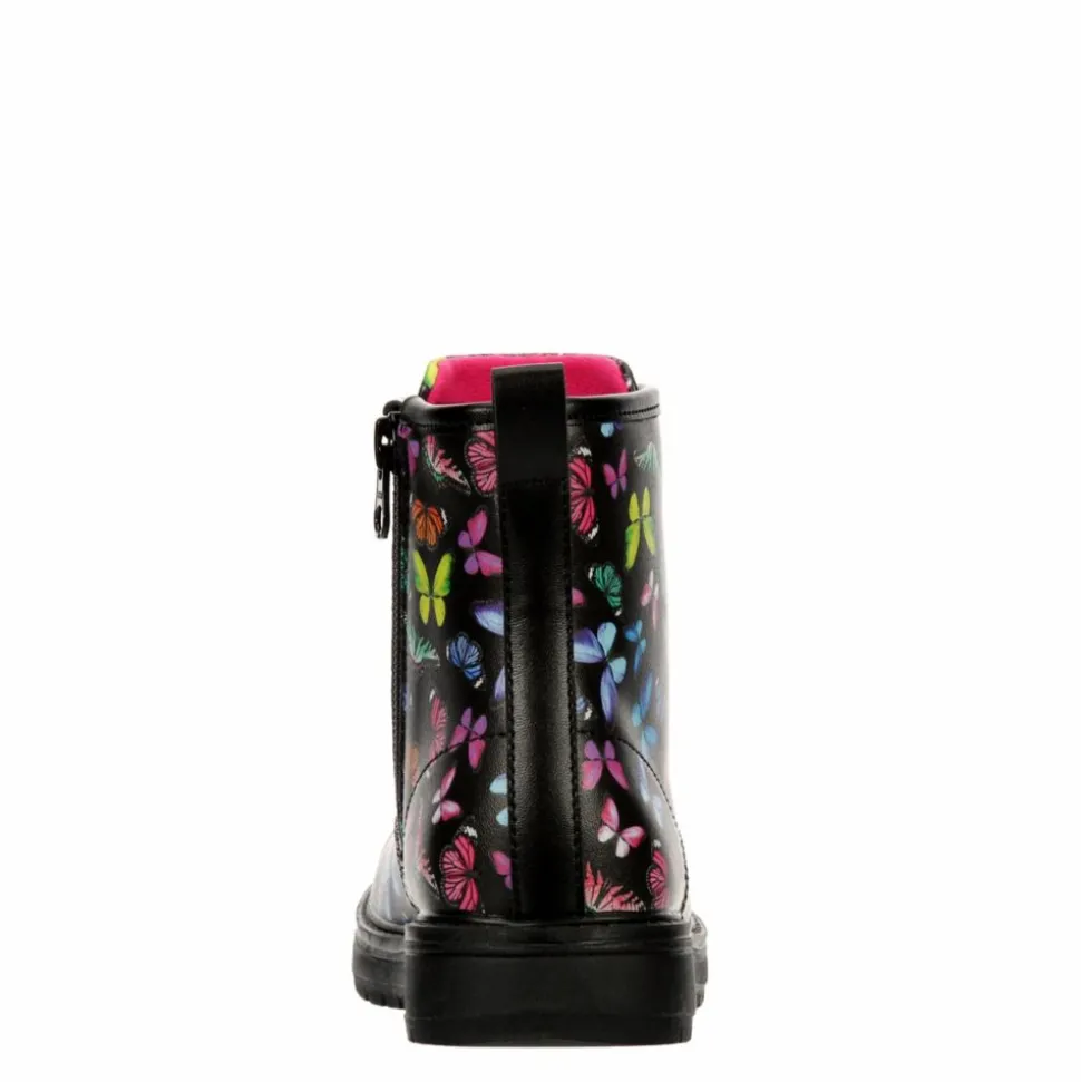 Skechers Girls Little-Big Kid Gravlen Combat Boot