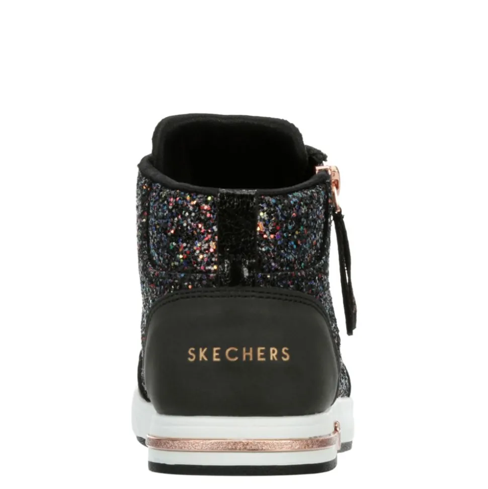 Skechers Girls Shoutouts 2.0 - Glitter Steps Hi Top Sneaker