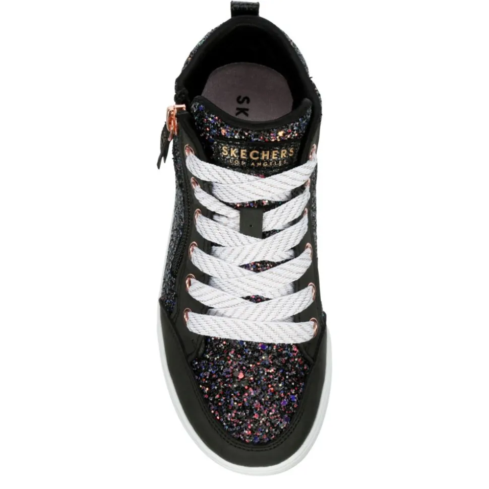 Skechers Girls Shoutouts 2.0 - Glitter Steps Hi Top Sneaker