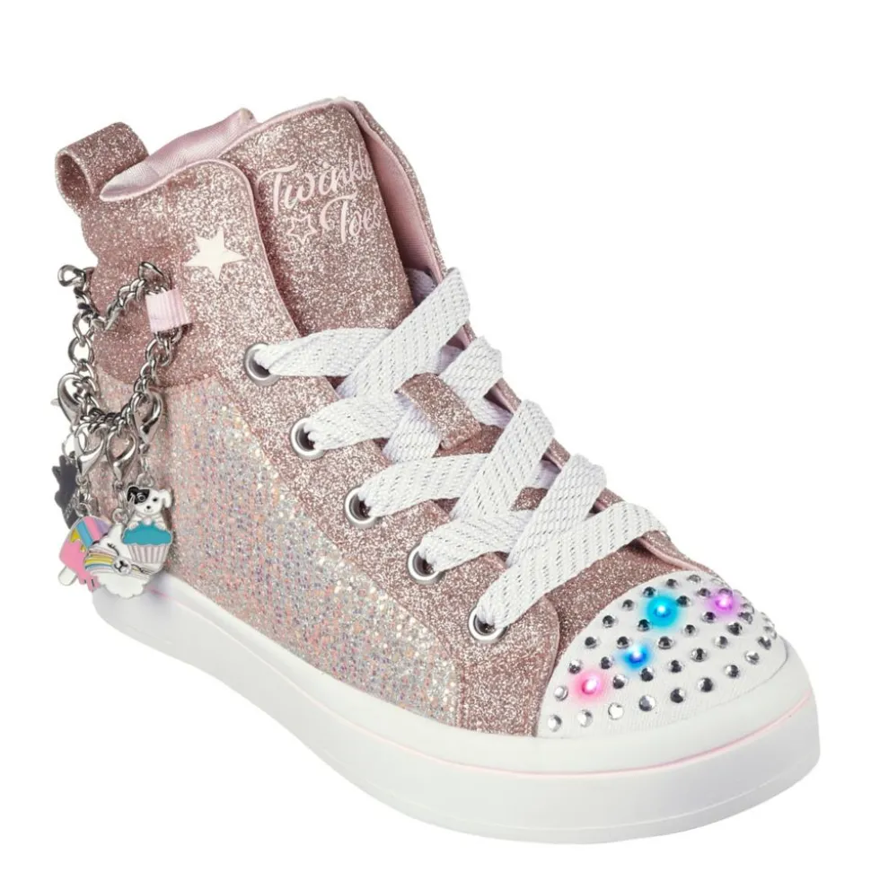 Skechers Girls Twi-Lites 2.0 Twinkle Toes Light Up Sneaker