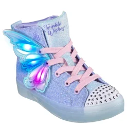 Skechers Girls Twi-Lites 2.0 Twinkle Wiishes Light Up Sneaker