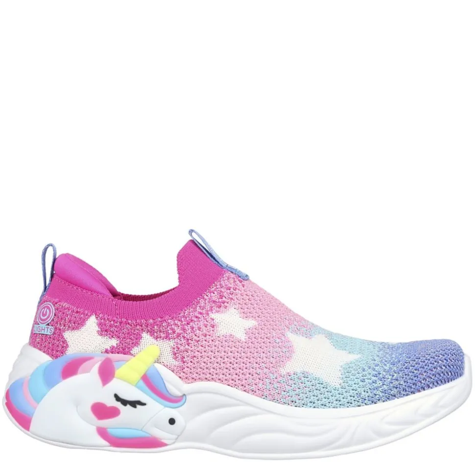 Skechers Girls Unicorn Dreams Light Up Sneaker