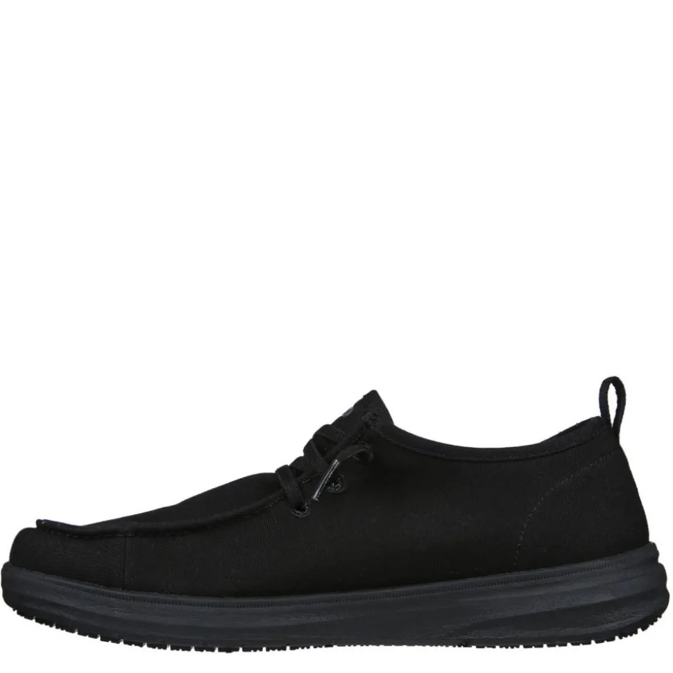 Skechers Mens Arch Fit Melo Slip Resistant Work Shoe