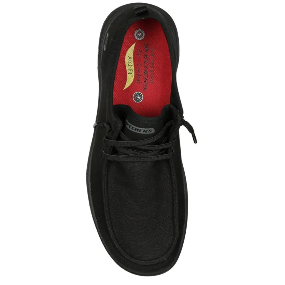 Skechers Mens Arch Fit Melo Slip Resistant Work Shoe