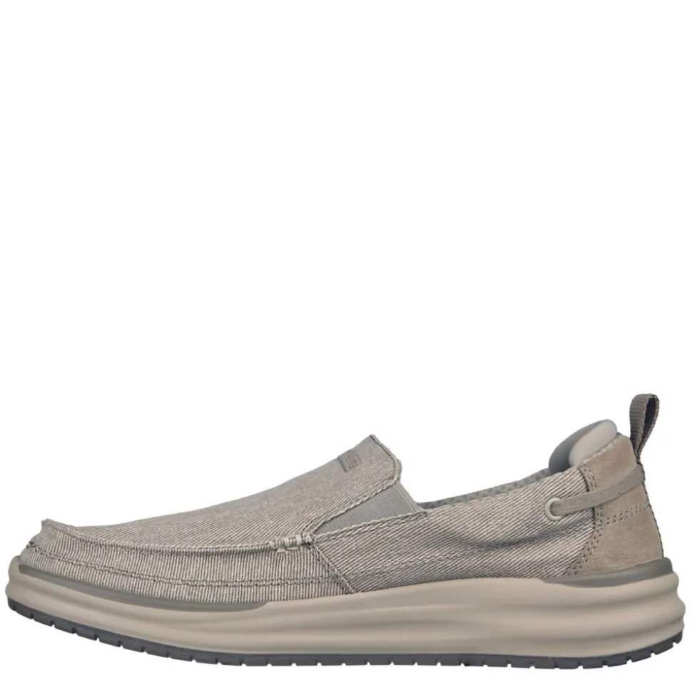 Skechers Mens Arch Fit Melo Slip On Sneaker
