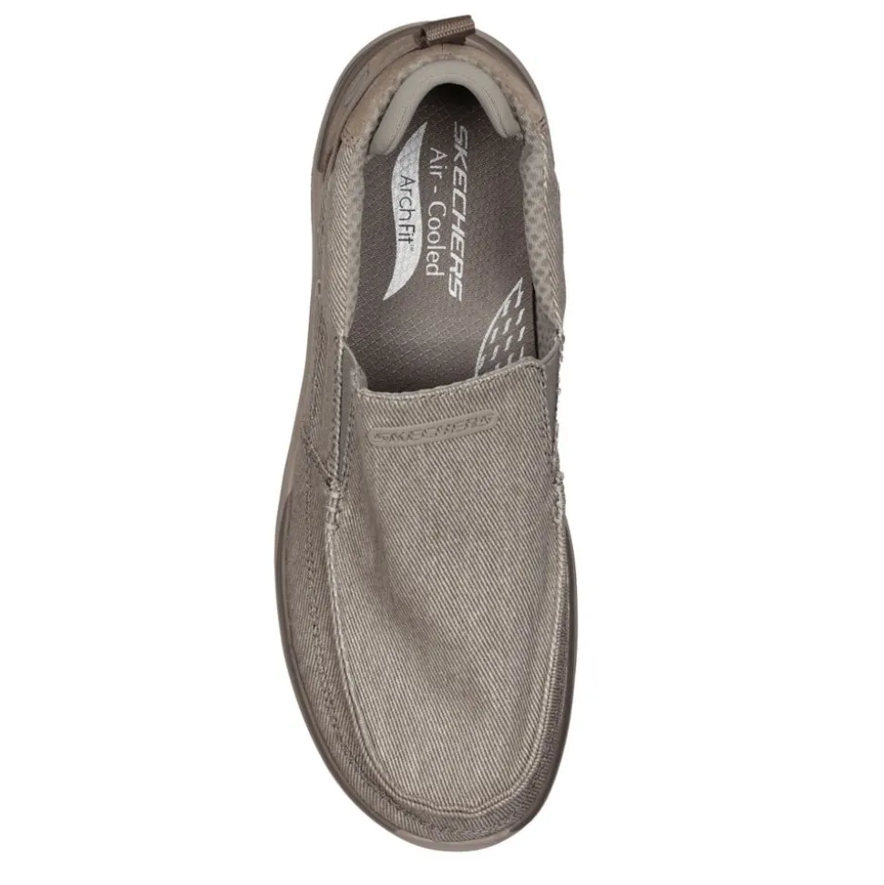 Skechers Mens Arch Fit Melo Slip On Sneaker