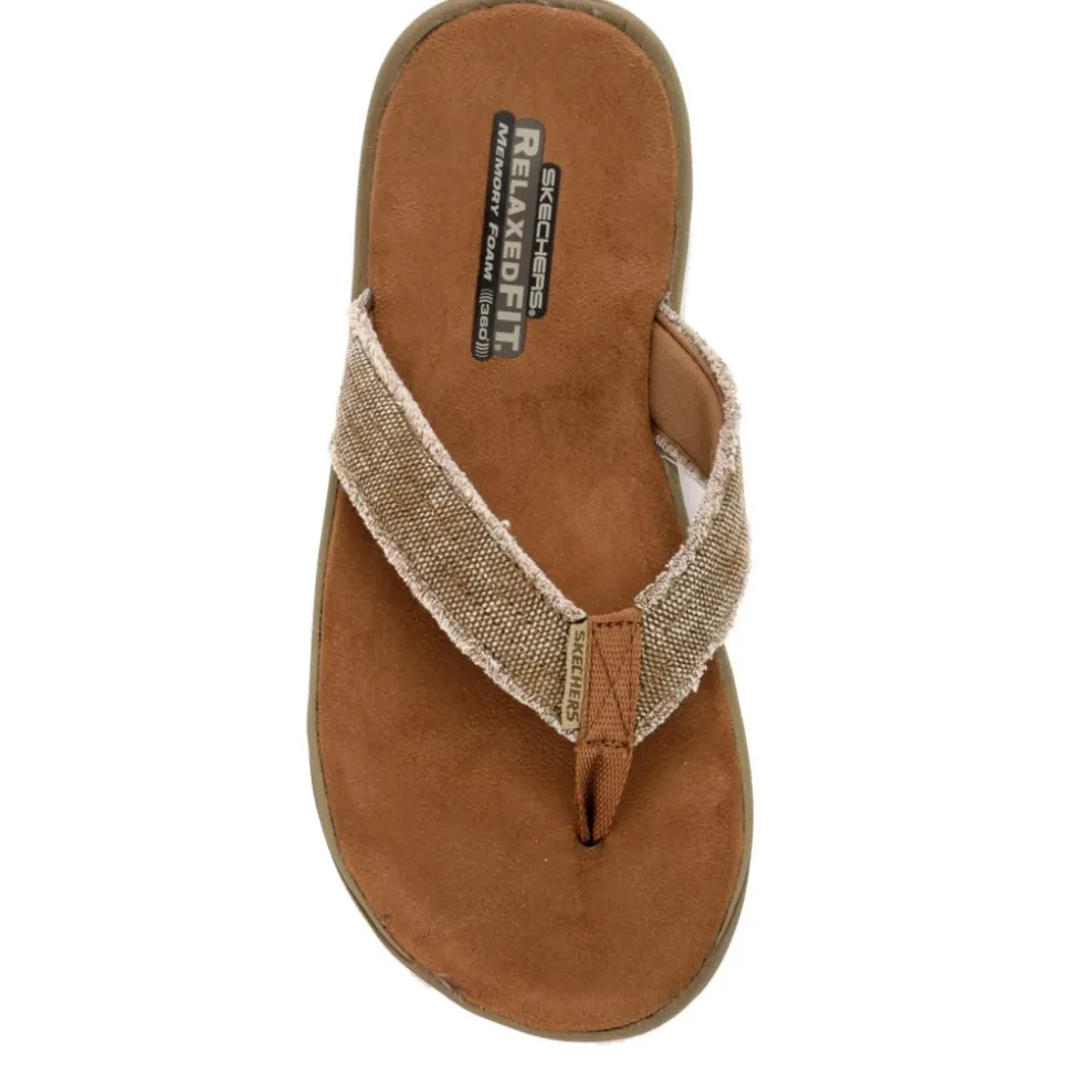 Skechers Mens Bosnia Flip Flop Sandal