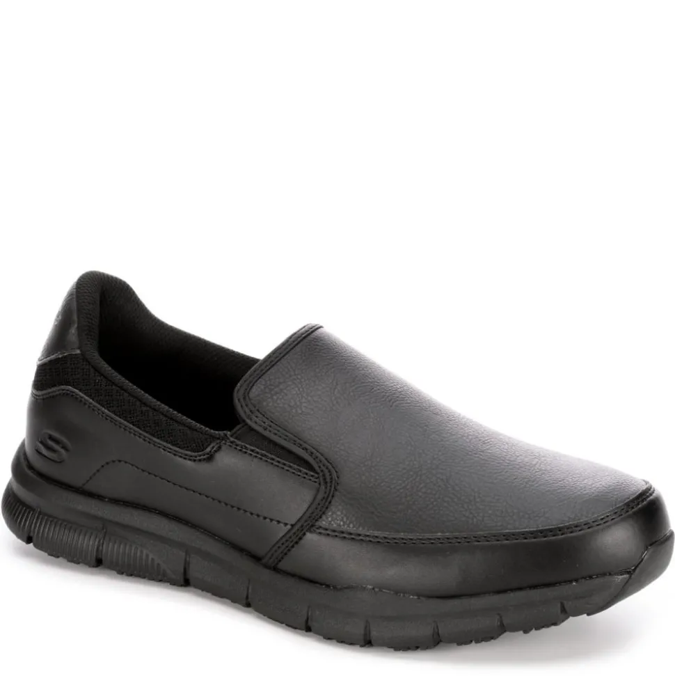 Skechers Mens Nampa-Groton Slip Resistant Work Shoe