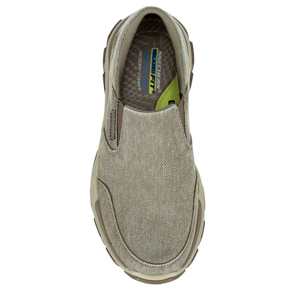 Skechers Mens Respected Slip On Sneaker