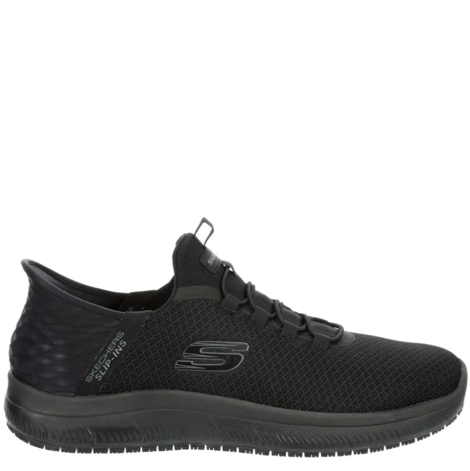 Skechers Mens Slip-Ins Summits Colsin Slip Resistant Work Shoe