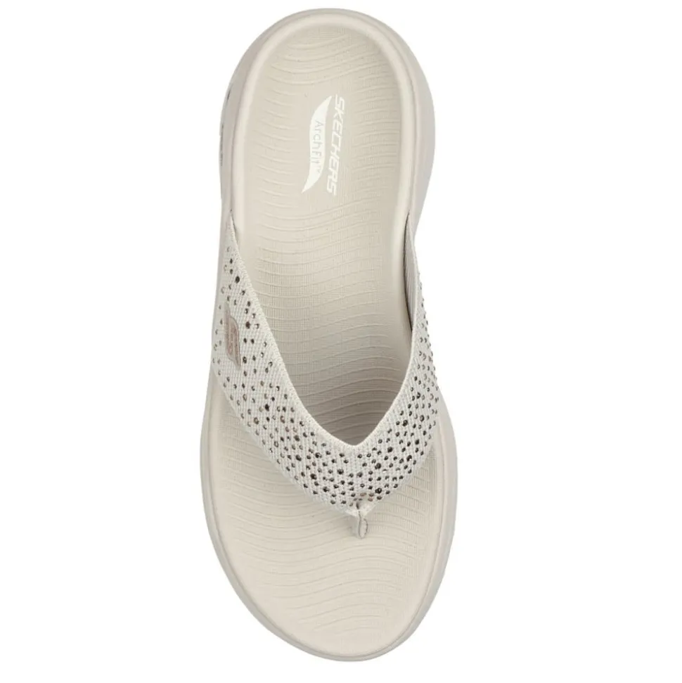 Skechers Womens Dazzle- Arch Fit Flip Flop Sandal