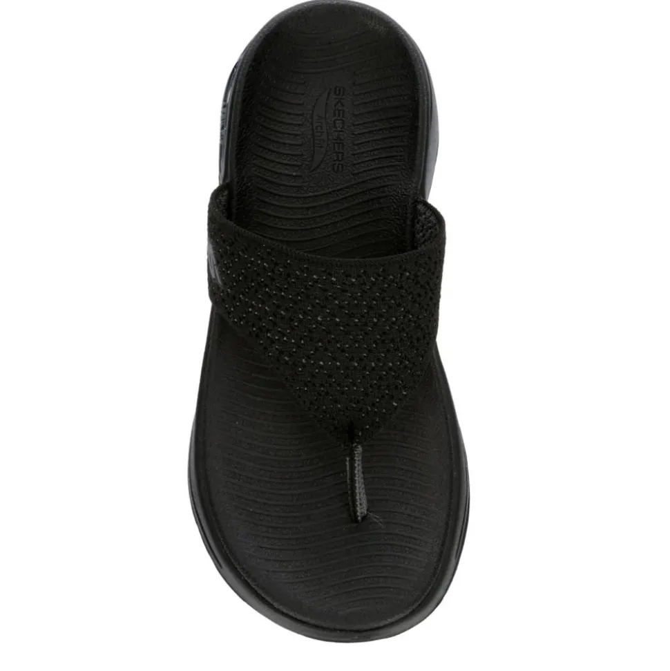 Skechers Womens Go Walk - Arch Fit Flip Flop Sandal