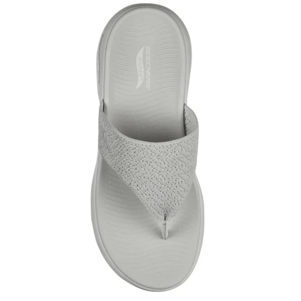 Skechers Womens Go Walk - Arch Fit Flip Flop Sandal