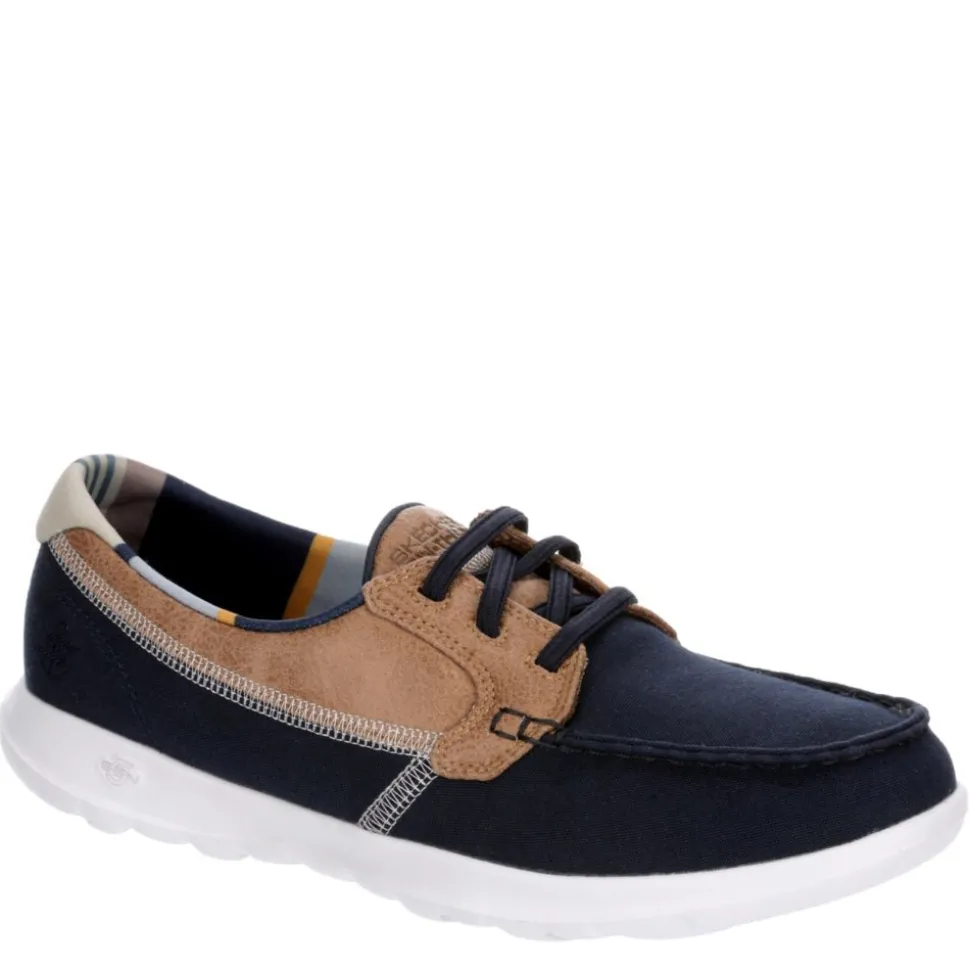 Skechers Womens Go Walk Lite Playa Vista Boat Shoe