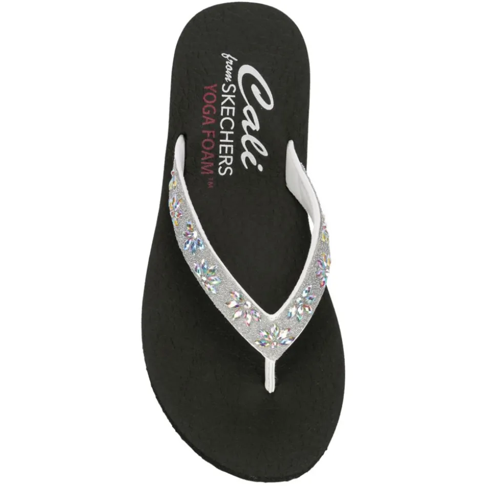 Skechers Womens Love Letter Flip Flop Sandal