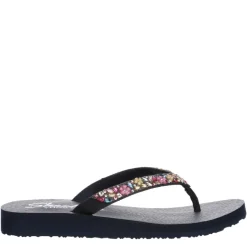 Skechers Womens Meditation Daisy Garden Flip Flop Sandal