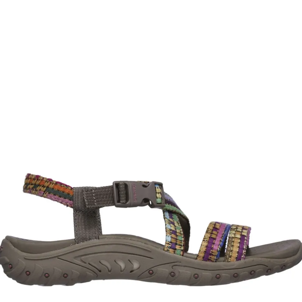 Skechers Womens Reggae Sew Me Outdoor Sandal