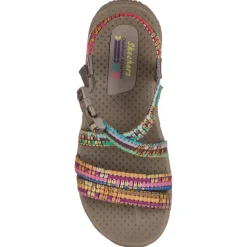 Skechers Womens Reggae Sew Me Outdoor Sandal