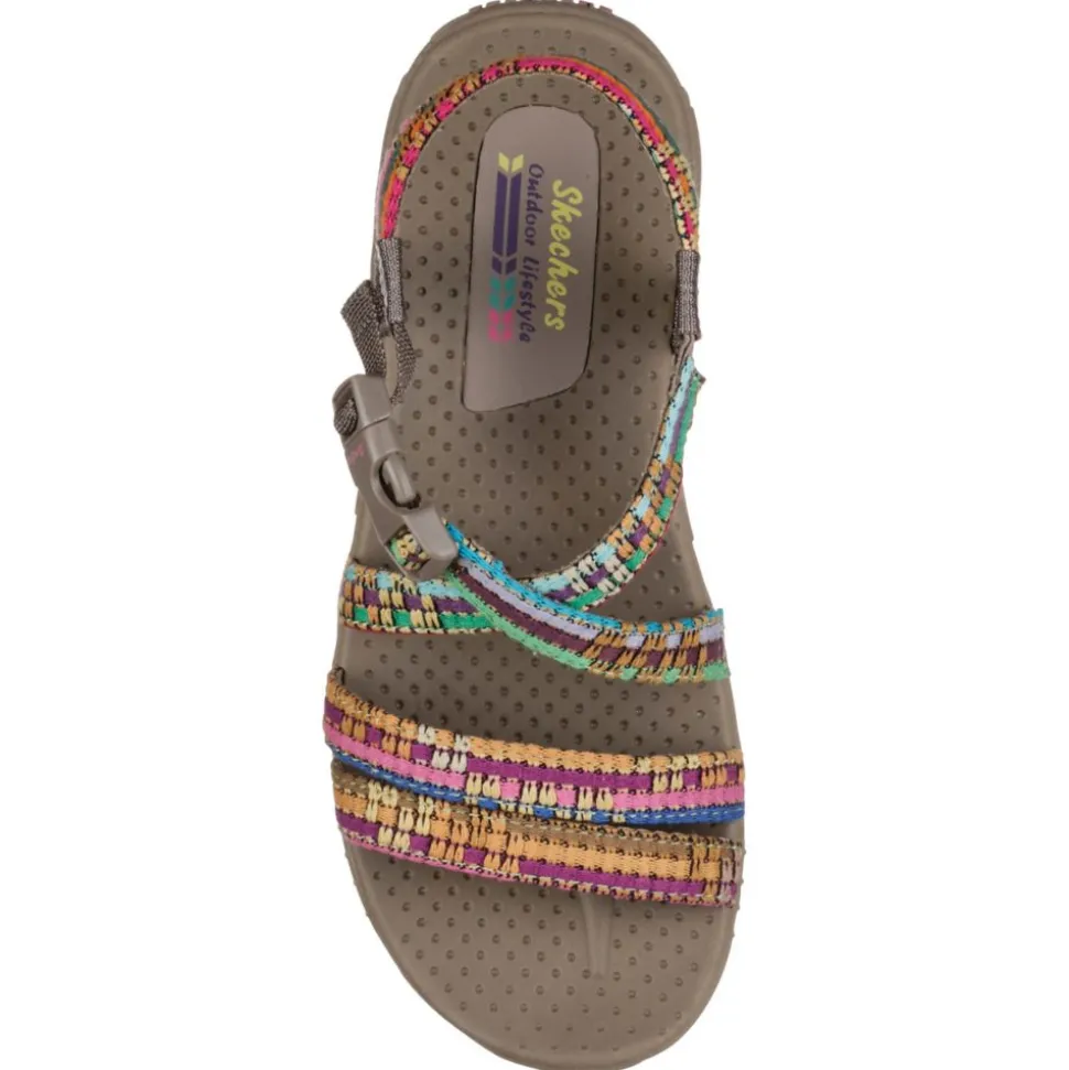 Skechers Womens Reggae Sew Me Outdoor Sandal