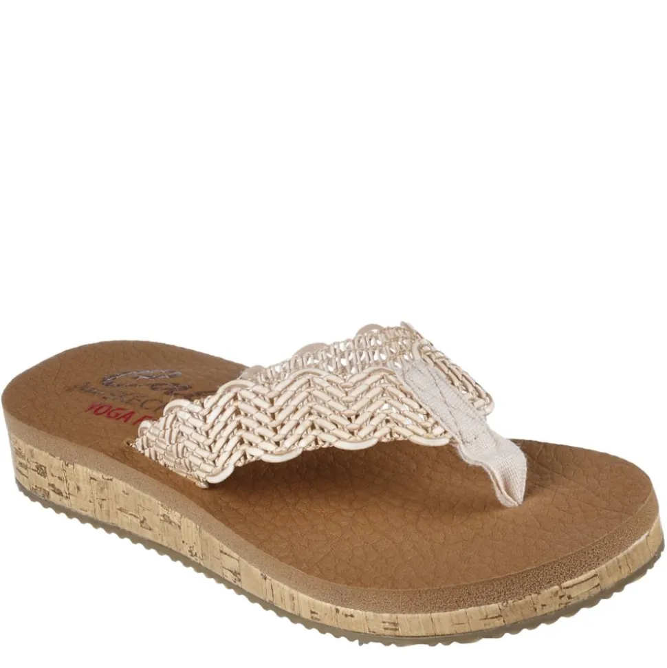Skechers Womens Sandcomber Flip Flop Sandal