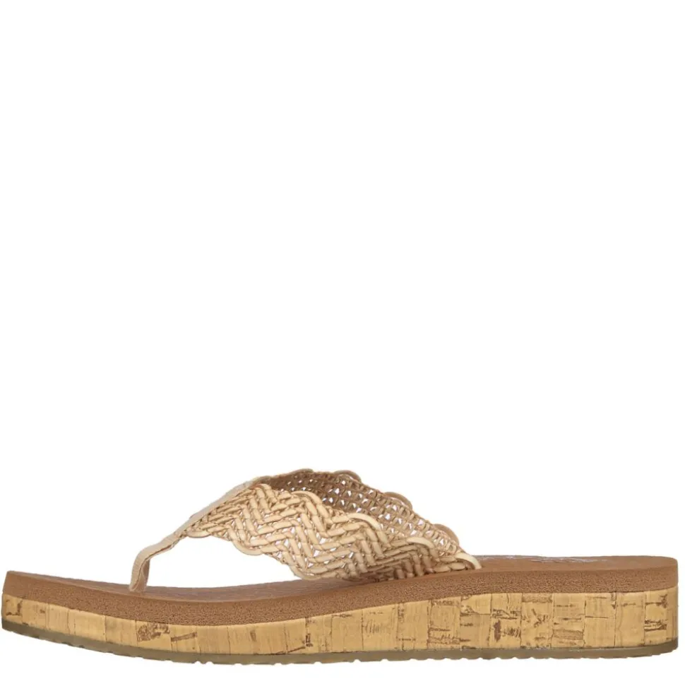Skechers Womens Sandcomber Flip Flop Sandal
