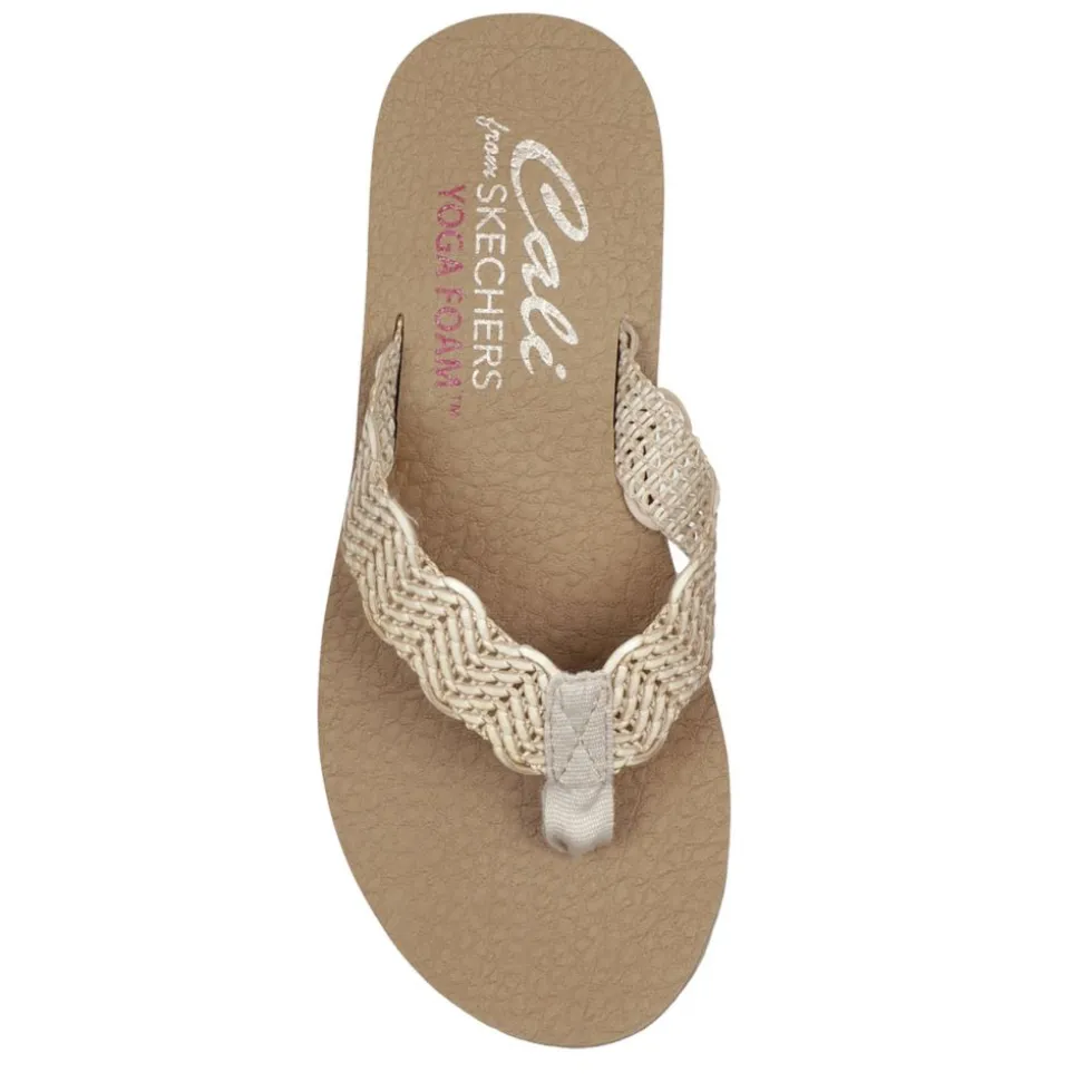 Skechers Womens Sandcomber Flip Flop Sandal