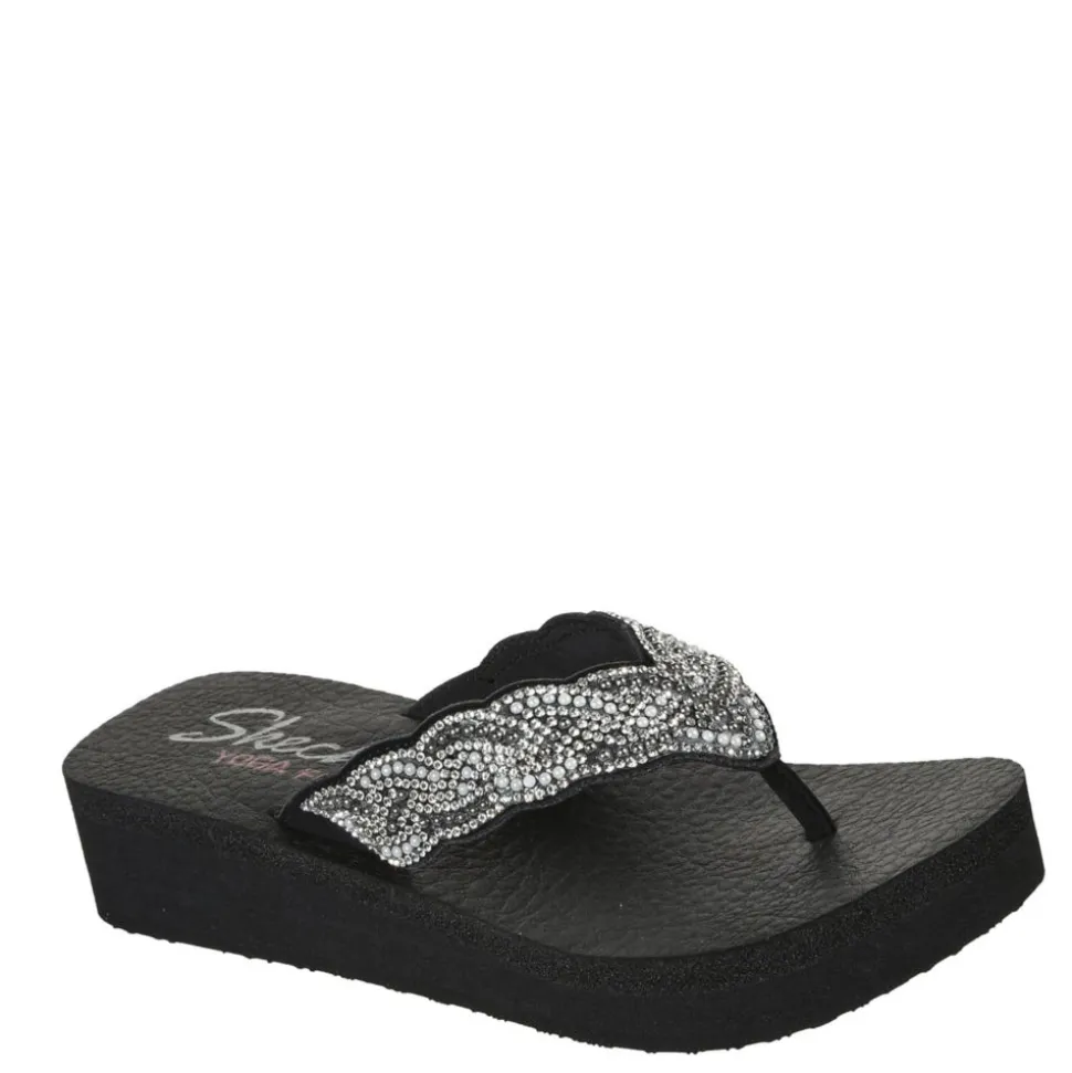 Skechers Womens Vinyasa - Happy Pearl Flip Flop