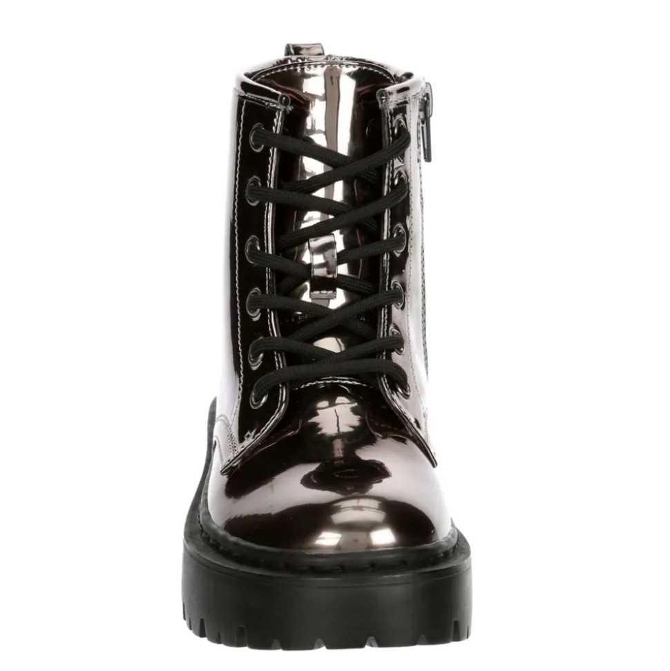 Steve Madden Girls Little-Big Kid Jrockk Combat Boot