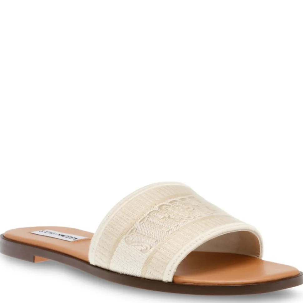 Steve Madden Womens Knox Flat Slide Sandal