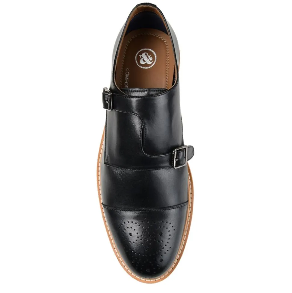 Thomas & Vine Mens Ransom Monk Strap Oxford