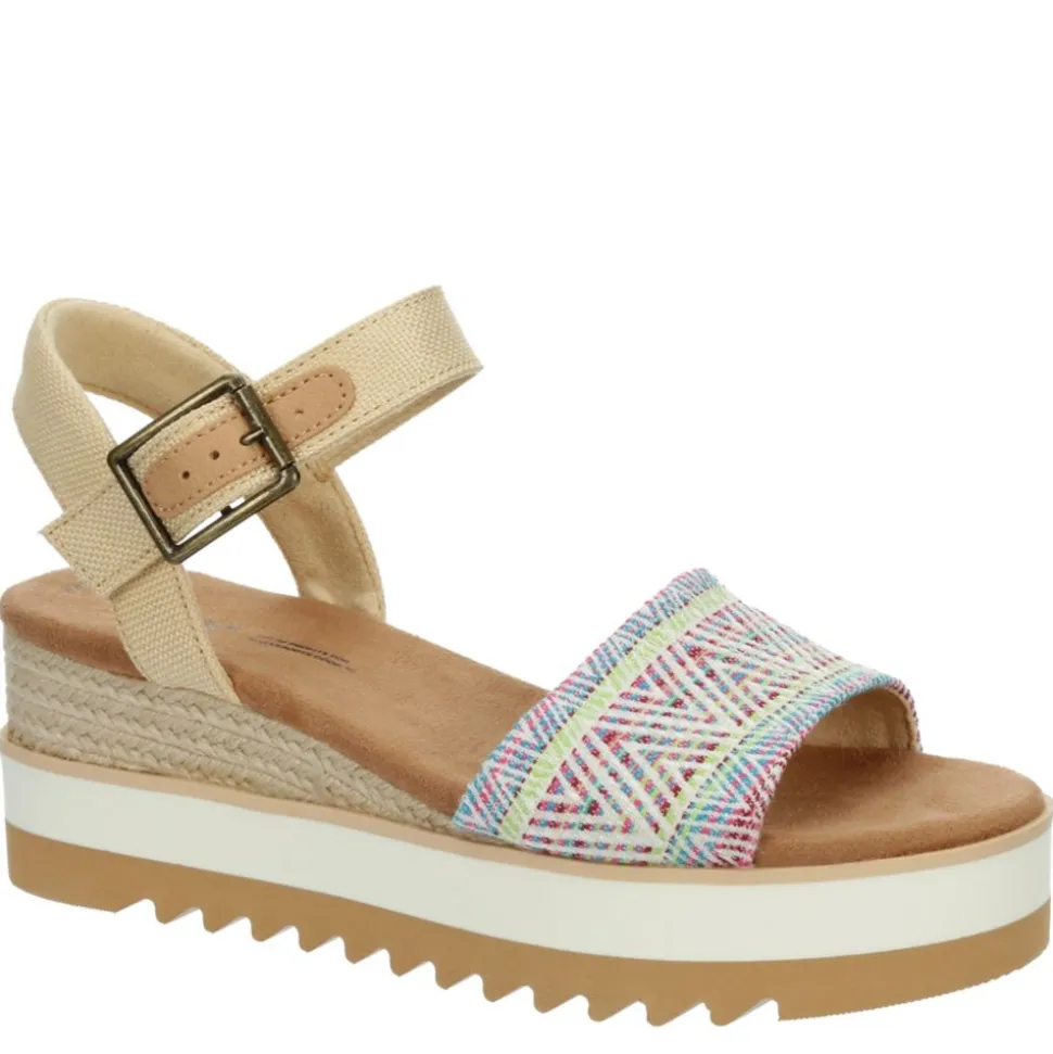 Toms Womens Diana Wedge Sandal