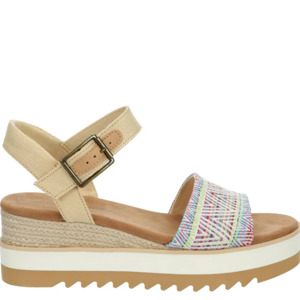 Toms Womens Diana Wedge Sandal