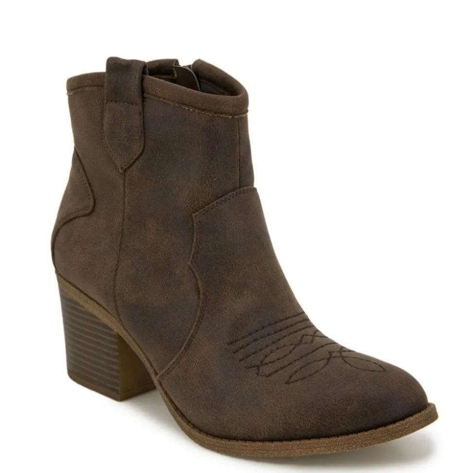 Unionbay Womens Cowgal Ankle Boot