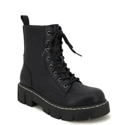 Unionbay Womens Lester Combat Boot