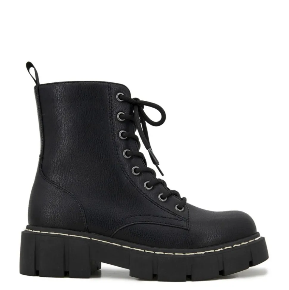 Unionbay Womens Lester Combat Boot