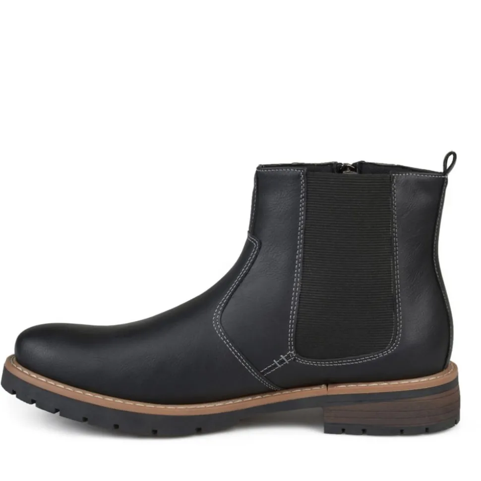 Vance Co Mens Pratt Chelsea Boot