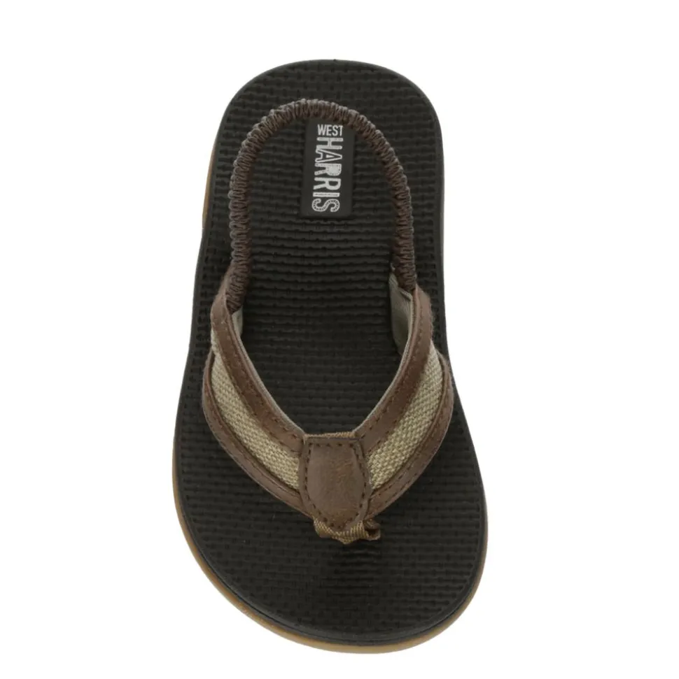 West Harris Boys Toddler-Little Kid Lil Cove Flip Flop Sandal