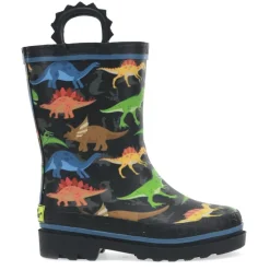 Western Chief Boys Infant Dino World Rain Boot
