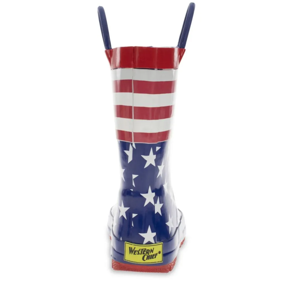 Western Chief Boys Old Glory Rain Boot