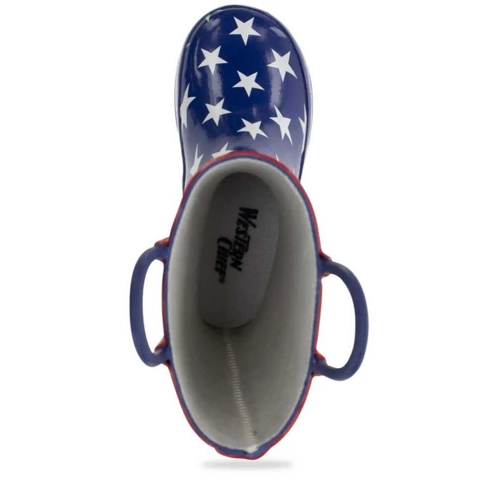 Western Chief Boys Old Glory Rain Boot