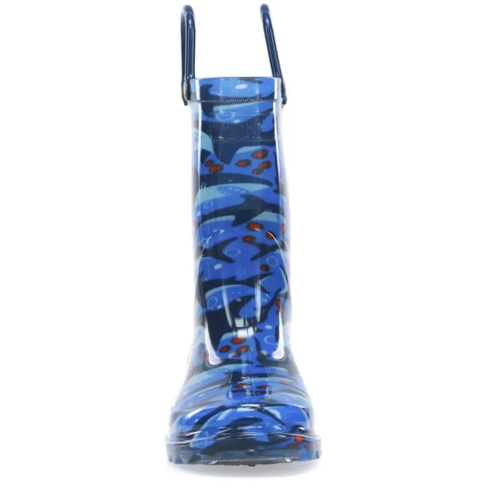 Western Chief Boys Toddler Shark Chase Rain Boot