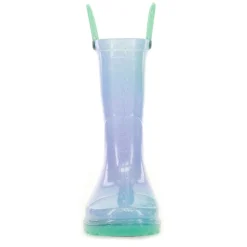 Western Chief Girls Glitter Ombre Lighted Rain Boot