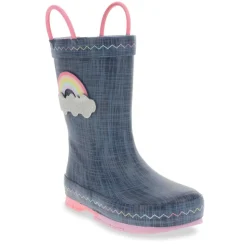 Western Chief Girls Toddler Jean Patch Rain Boot