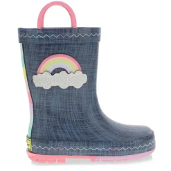 Western Chief Girls Toddler Jean Patch Rain Boot