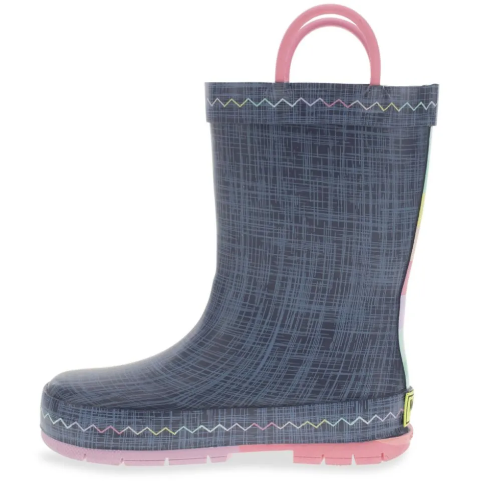 Western Chief Girls Toddler Jean Patch Rain Boot