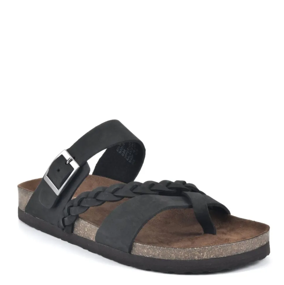 White Mountain Womens Hazy Footbed Sandal